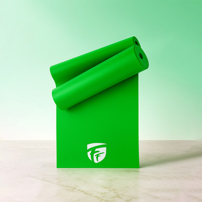 FirstFit Green Resistance Exercise Bands for Home Fitness, Stretching, Physical Therapy Resistance Band(Pack of 1)