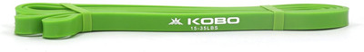 KOBO 5-35 LBS Power With Loop Aerobic Cardio & Exercise Resistance Band Resistance Band