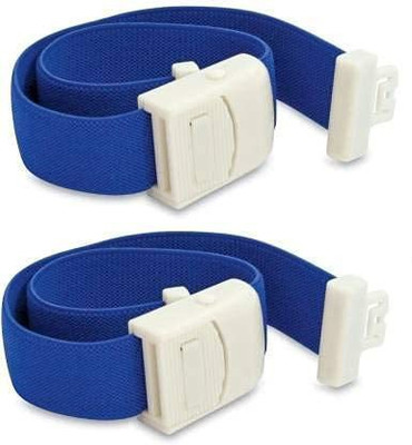 TREND UNITY Tourniquet Band for Blood Collection with Plastic Buckle (Blue)(PACK OF 2) Fitness Band