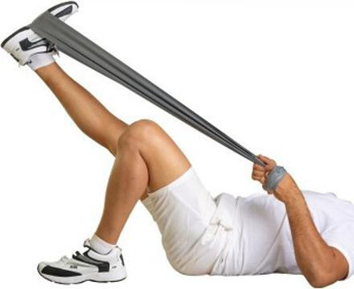 Dyna Physical Resistance Band-3 X Heavy Resistance Fitness Band(Silver, Pack of 1)