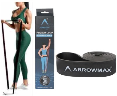 ArrowMax PRPFESSIONAL PULL UP/LOOP/RESISTANCE BAND Resistance Band(Black, Pack of 1)