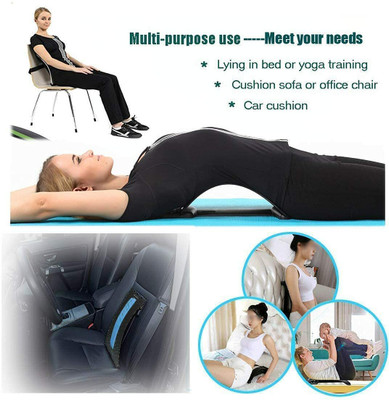 My Machine Back Stretcher for Spinal Pain Relief, Back Pain Relief, Lumber Support SUP FS Back / Lumbar Support(Black)