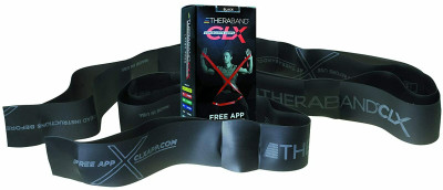 Theraband Resistance Band with Loops, Fitness Band for Home Exercise and Full Body Workout Resistance Band(Pack of 1)