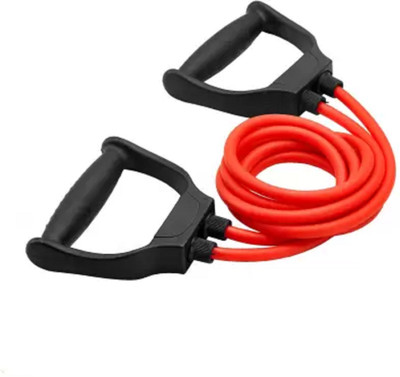 CODIVER Pull rope Rubber Band Resistance Tube for Workout Exercise Resistance Tube(Red)