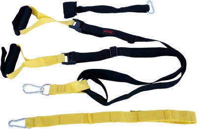 AVON Suspension Training System with Bag for Men And Women Fitness Band(Yellow, Pack of 1)