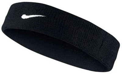 Innayat Non-Slip Sports Headband Quick Dry Sweatband for Workouts, Yoga(Pack of 1)Black Fitness Band(Black, Pack of 1)