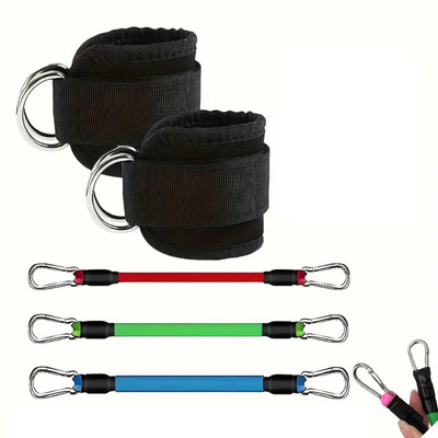 Shopeleven Ankle Resistance Band For Leg,Exercise Bands For Butt Lift Women Resistance Tube(Multicolor)