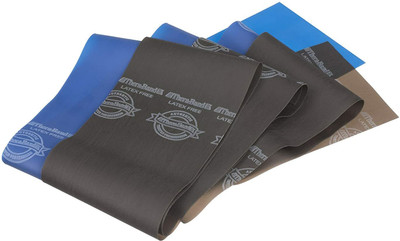 Theraband Active Recovery Kits, Latex-Free Exercise Band Packs - Advanced Resistance Band(Black, Blue, Pack of 1)
