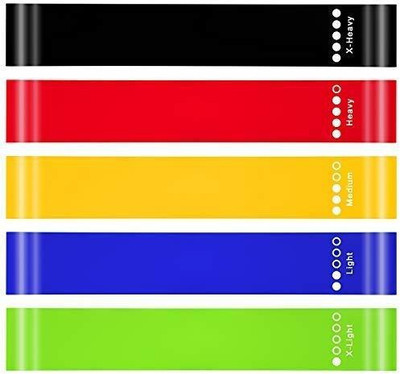 Stuber Resistance Loop Bands | Multi Exercise Band | Silicone Fitness Bands Resistance Band(Pack of 1)