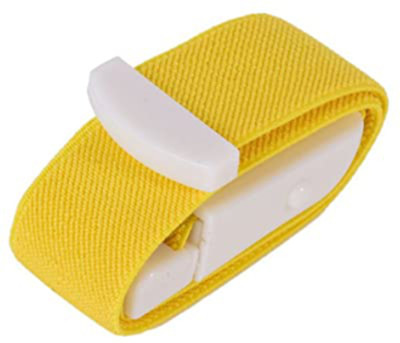 NISCOMED Elastic Arm Tourniquet band with Plastic Buckle (Reusable). Fitness Band(Multicolor, Pack of 2)