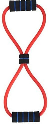 Avomaa Pull Rope Double Stretching Tube Latex Fitness Band Toning Tube@948 Resistance Tube(Multicolor)