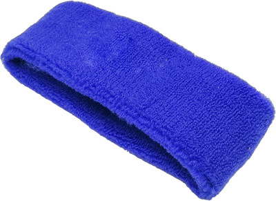 Yeahmom Workout Headband for Women & Men Sports Sweatband-All Sports Wear (Pack of 1) Fitness Band(Blue, Pack of 1)
