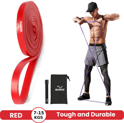 SLOVIC Resistance TPE Bands for Workout | Pull Up Band | Loop Band | Heavy Duty Fitness Band(Pack of 1)