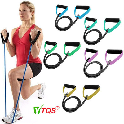TQS Toning Resistance Tube For Stretching, Full Body Workout, Home Gym Resistance Band(Pack of 1)