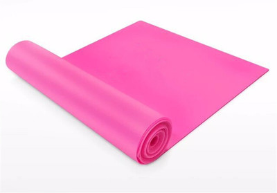 RAJry Elastic Yoga Rubber Exercise Fitness Band Belt Pink Fitness Band(Pink, Pack of 1)
