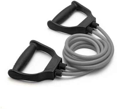 BHAI CHARA Double Toning with Handles- 10 -40 kg-Medium Resistance Band(Grey, Red, Pack of 1)