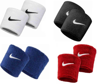 Relieff 4 Cotton Fitness /Sports Wristband for Boys & Girls Sweatband Men & Women(Multicolor, Pack of 8)