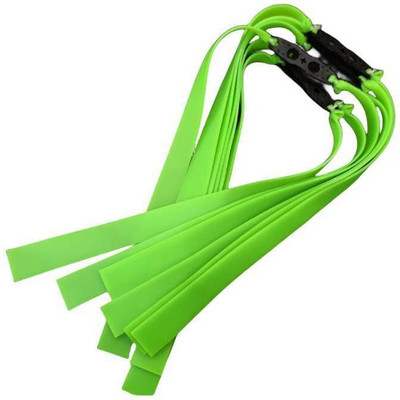 Verilux 10 Pieces Slingshot Flat Rubber Bands 0945 inch Length Thicken Replacement Bands Resistance Band(Pack of 10)
