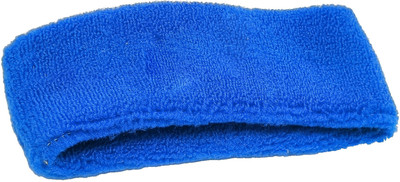 Creekmom Sweat Absorbing Workout Headband for Gym, Running, Sports & Fitness Sweatbands Fitness Band(Blue, Pack of 1)
