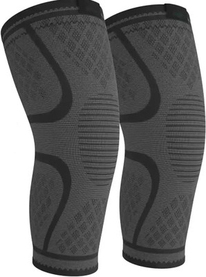 Classic deal 3D Design, Knee Brace Pair, Knee Compression Support for Running Fitness Band(Grey, Pack of 1)