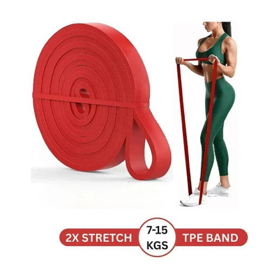 GJSHOP Resistance Band Physical Therapy,Home Workouts Stretch Mobilitys Fitness Band(Red, Pack of 1)