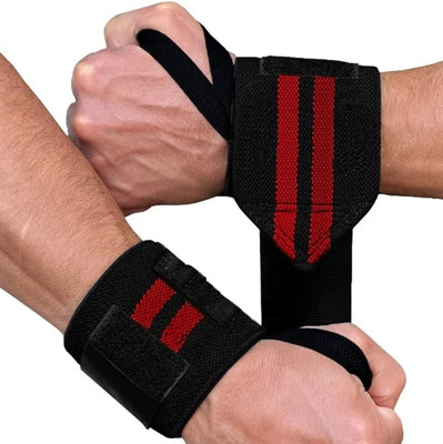 Dr Pacvu Professional Wrist Wrap Band,Wrist Strap For Home Gym and Fitness Kit,Arm Bands Fitness Band(Multicolor, Pack of 2)