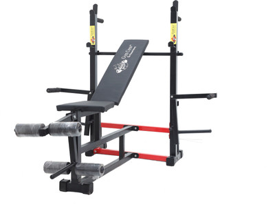 GymCrew 8 IN 1 GYM DOUBLE SUPPORT BENCH (BY PRIN) Multipurpose Fitness Bench