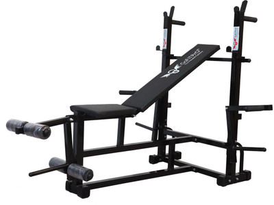 GoFiTPrO 8/1 DOUBLE SUPPORT BLACK Multipurpose Fitness Bench