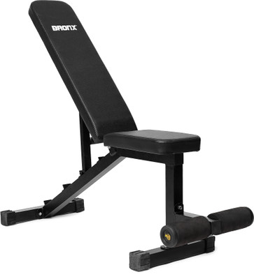 Bronx 3 IN 1 Adjustable & Foldable Gym Bench For Full Body Workout, Multipurpose Fitness Bench