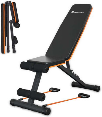 Maxpro MP-AB300 Adjustable Foldable Strength Training Gym Bench for home 250kg Capacity Multipurpose Fitness Bench