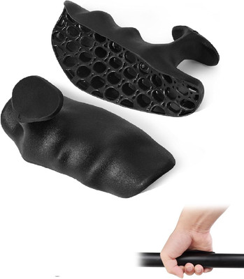 Pheonix Weight Lifting Grip for Men - Lifting Hook Straps for Gym Deadlifiting Hand Grip/Fitness Grip(Black)