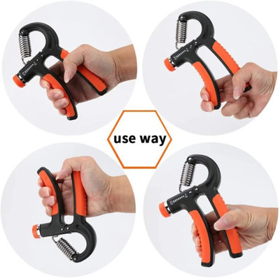 ODDISH; way to fitness Hand Grip 5-60 kg Adjustable Hand Strengthener Grip trainer Hand Grip/Pack of 1 Hand Grip/Fitness Grip