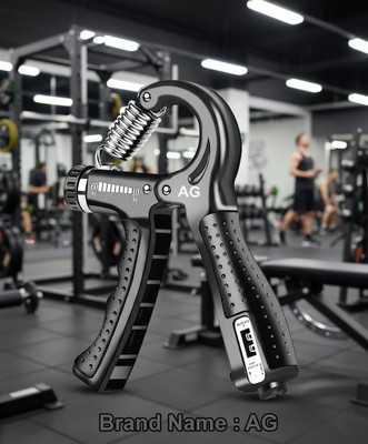 A G Enterprises Professional Hand Gripper (10-60kg) with Smart Counter | Forearm Exerciser Hand Grip/Fitness Grip(Multicolor)