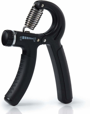 PalmPro Hand Grip Strengthener Adjustable Wrist Forearm Strength Fitness Hand Grip/Fitness Grip(Black, Grey)