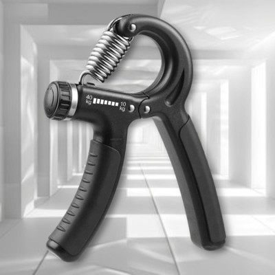 SRD JH-S7F Adjustable Hand Grip Strengthener | Hand Gripper | Finger Grip Hand Grip/Fitness Grip(Black)