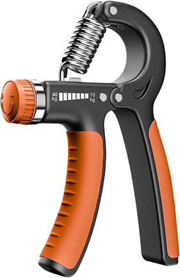 SORAISTIC Adjustable Spring Hand Exerciser | Grip Strengthener for Men & Women 10 TO 40 KG Hand Grip/Fitness Grip(Orange)