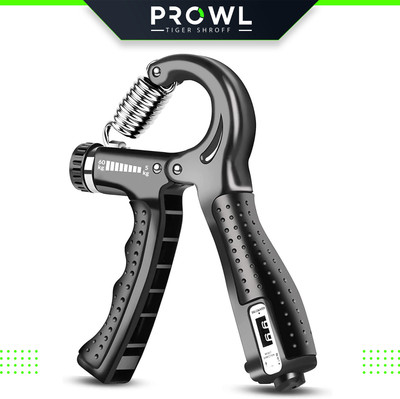 PROWL Adjustable Hand Grip with Counter | Hand/Power Gripper for Home & Gym Workouts Hand Grip/Fitness Grip(Black)