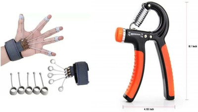 utkrist Fitness gripper combo pack hand grip and Finger grip pack of 2 Hand Grip/Fitness Grip