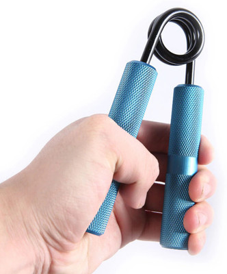 keycraze Metal Hand Grip Strengthener 150 LBS No Slip Heavy-Duty Grip Hand Grip/Fitness Grip(Blue)