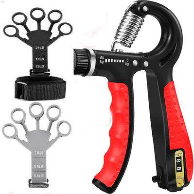 SERVEUTTAM Hand Strengthener Flexion Extension Training & hand Grip Strengthener Hand Grip/Fitness Grip(Black)