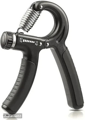 Leosportz Adjustable Spring Hand | Finger Exerciser Hand Grip/Fitness Grip(Black)