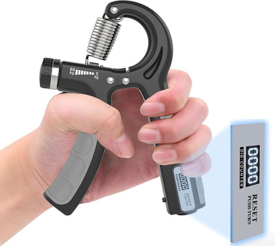 fitnessmix Counting Adjustable Hand Grip Strengthener Exerciser Hand Muscle Developers Hand Grip/Fitness Grip