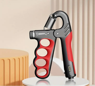 Quinergys Hand grip strength trainer-Red Hand Grip/Fitness Grip(Red)