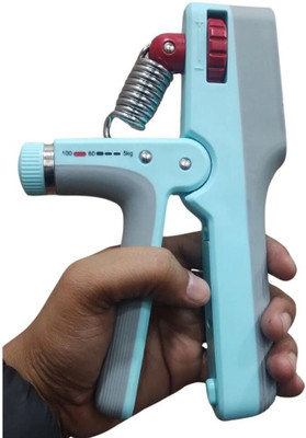 GJSHOP Adjustable Hand Grip, Gripper with Digital Counter, Rechargeable Hand Gripper Hand Grip/Fitness Grip(Blue)