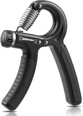 CPEX Hand Gripper Strengthener with Adjustable Resistance 22-132 Lbs (10-60kg) Hand Grip/Fitness Grip(Black)