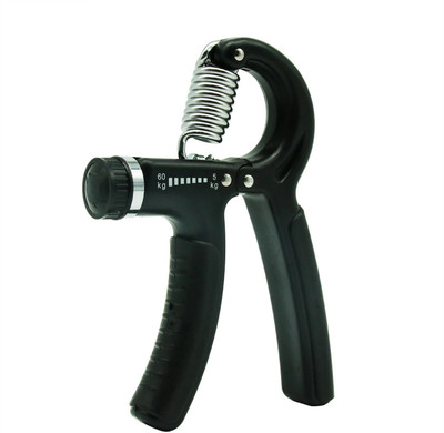 GripGorilla ® Hand Grip Strengthener Workout, Strength Trainer Hand Grip/Fitness Grip(Black, Grey)