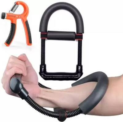 BoldFire Hand Grip Strengthener & Wrist Exerciser Workout Combo (Pack of 2) Hand Grip/Fitness Grip(Multicolor)