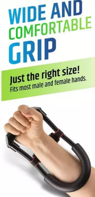 BOLDHIGH Adjustable Forearm Strengthener/ Wrist Exerciser Equipment for Upper Arm Workout Hand Grip/Fitness Grip(Black)