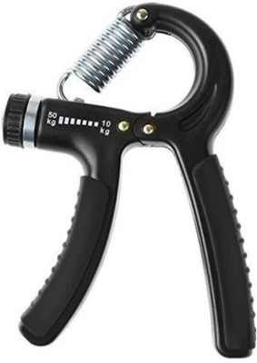 Angl Enterprise Gym Adjustable Spring Hand Grip 10-50 kg (Pack of One) Hand Grip/Fitness Grip(Black)