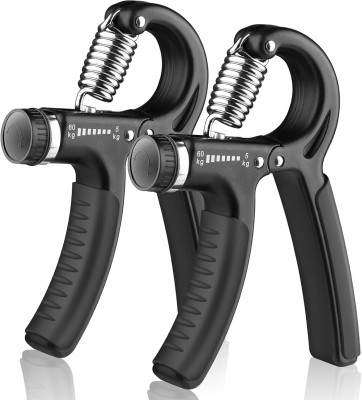 YIXTY 2PC Hand Strengthener Adjustable Resistance from 5-60KG Hand Grip/Fitness Grip(Black)